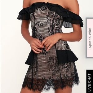 Brand New Little Black Lace Party Dress